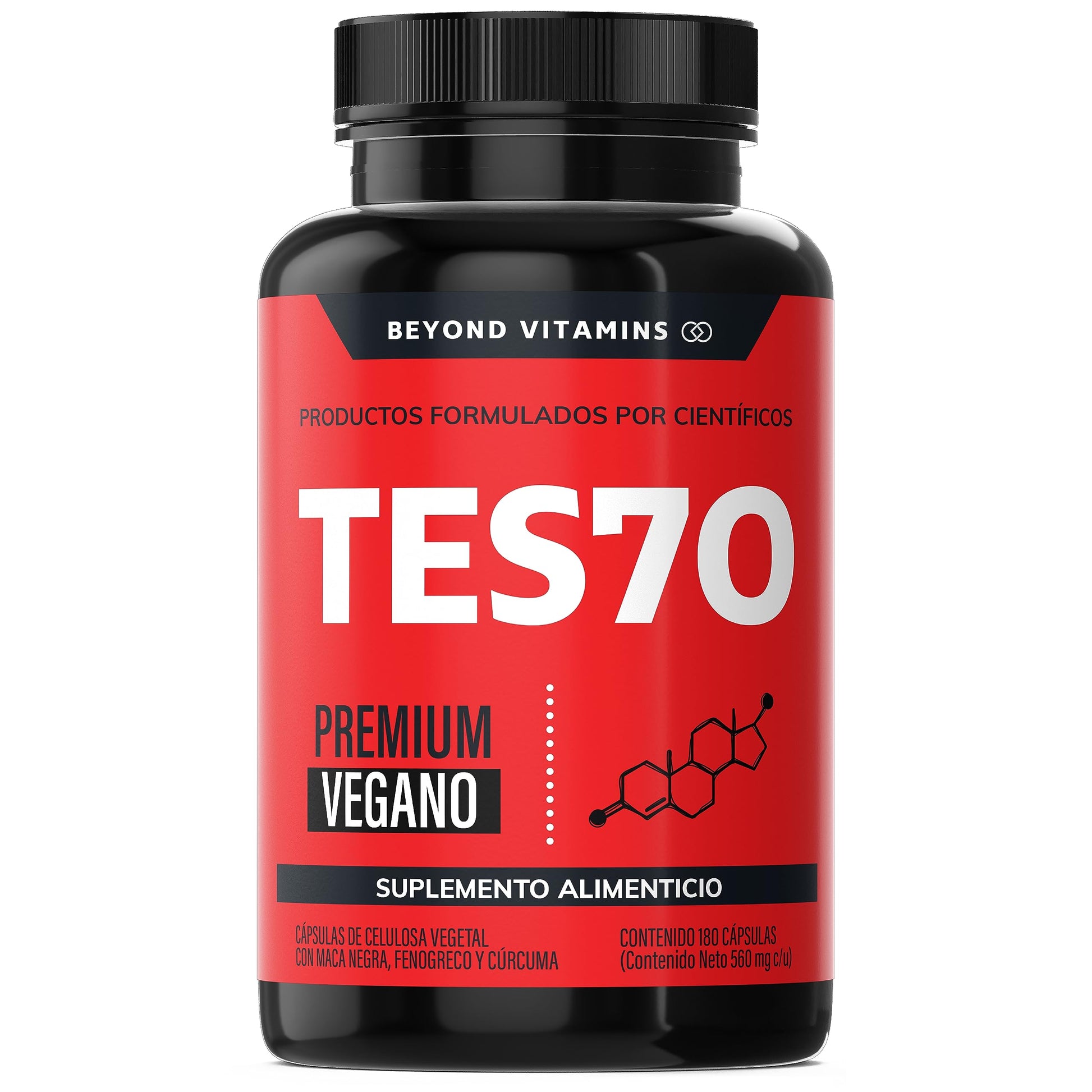Suplemento Testo Hombres Maca Negra Fenogreco Ingredientes Naturales 180 Cápsulas para Hombre