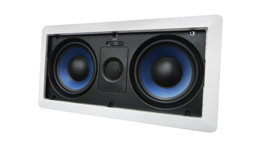 5252W Silver Ticket In-Wall In-Ceiling Speaker with Pivoting Tweeter (Dual 5.25 Inch in-wall Center Channel)