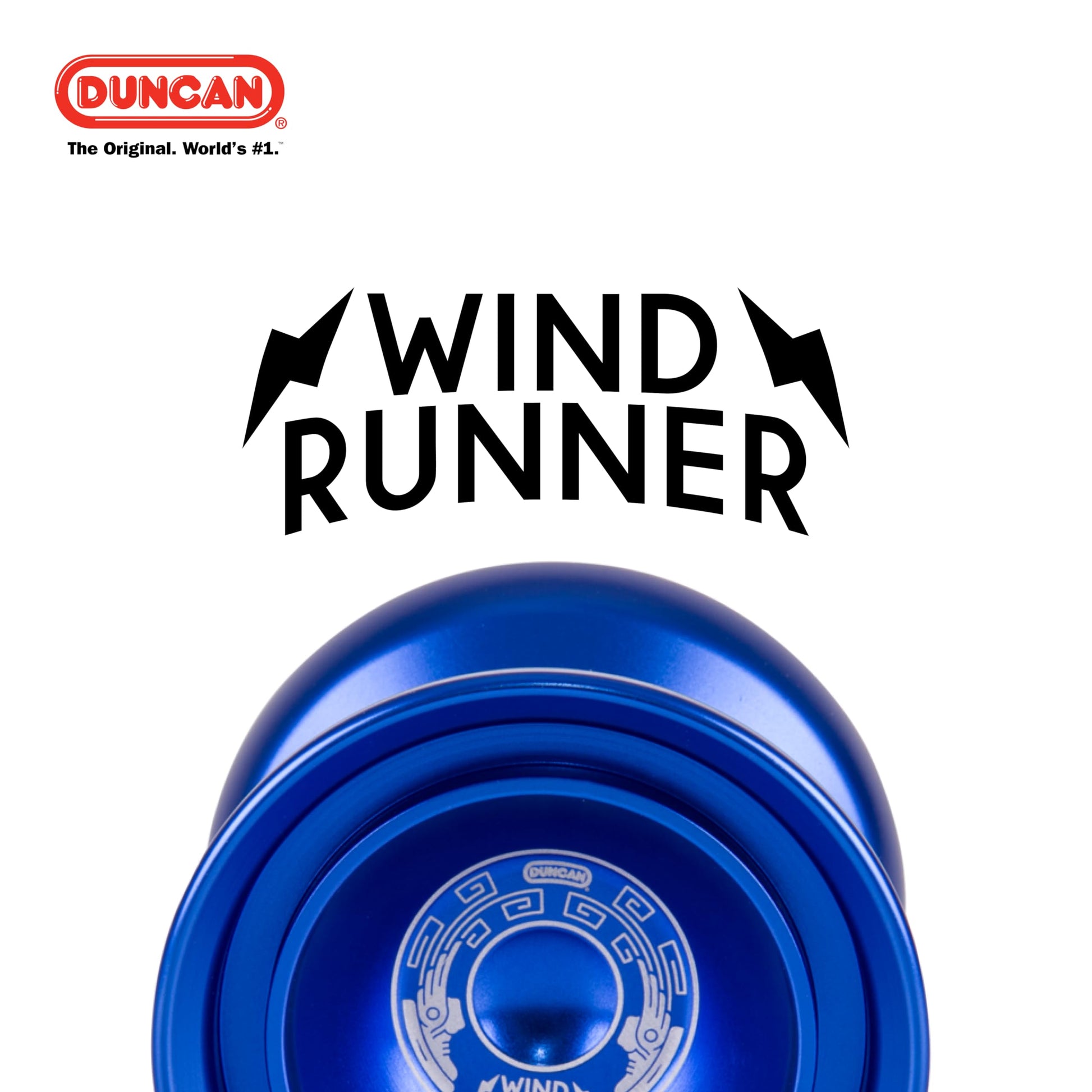 Duncan Toys Windrunner YoYo [Rojo] - YoYo de Aluminio de Nivel Profesional sin Respuesta con Doble llanta, rodamiento cóncavo, Respuesta de Pegatina SG