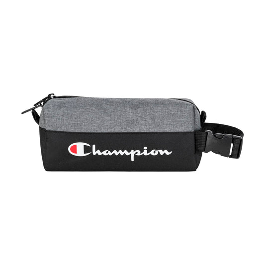 Champion CV2-1078030 Cangurera Unisex, Color Negro con Gris, Unitalla, 1 Unidad