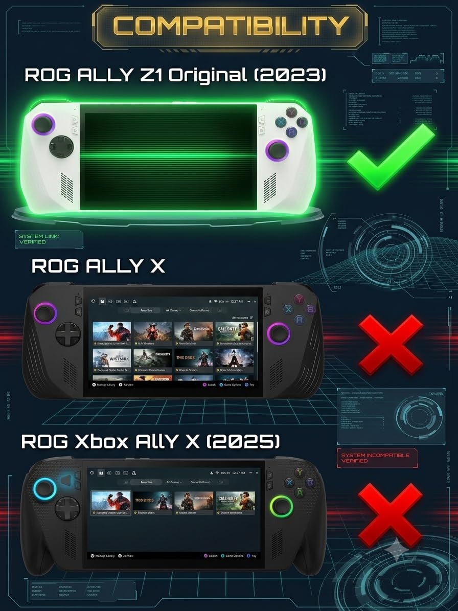 Funda Protectora Ergo Comfort para ASUS ROG Ally Z1 y Z1 Extreme