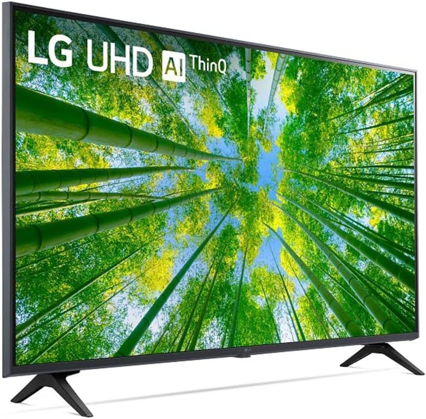 LG Television 43" Pulgadas 4K LED Uktra HD WebOS 22 Smart con ThinQ AI TV Google Assistant; Alexa; Apple AirPlay; HomeKit 43UQ8000AUB (Reacondicionado)