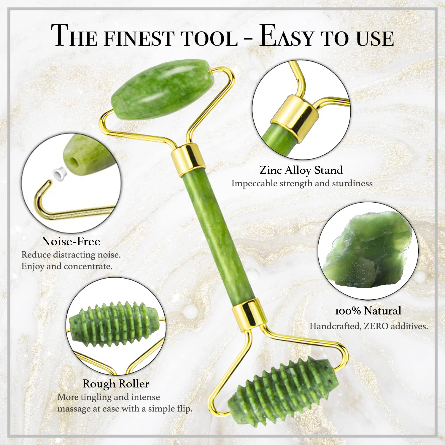 Rodillo Gua Sha & Jade Roller, rodillo facial, herramienta de masaje facial Guasha, juego de cuidado facial Xpecial de la piel, masajeador para eliminar arrugas e hinchazón de ojos, antienvejecimiento y relajación corporal