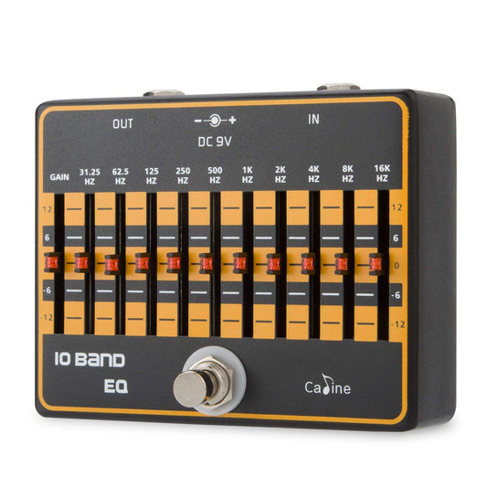 Caline USA, CP-24 EQ ecualizador de 10 bandas Pedal de efectos para guitarra