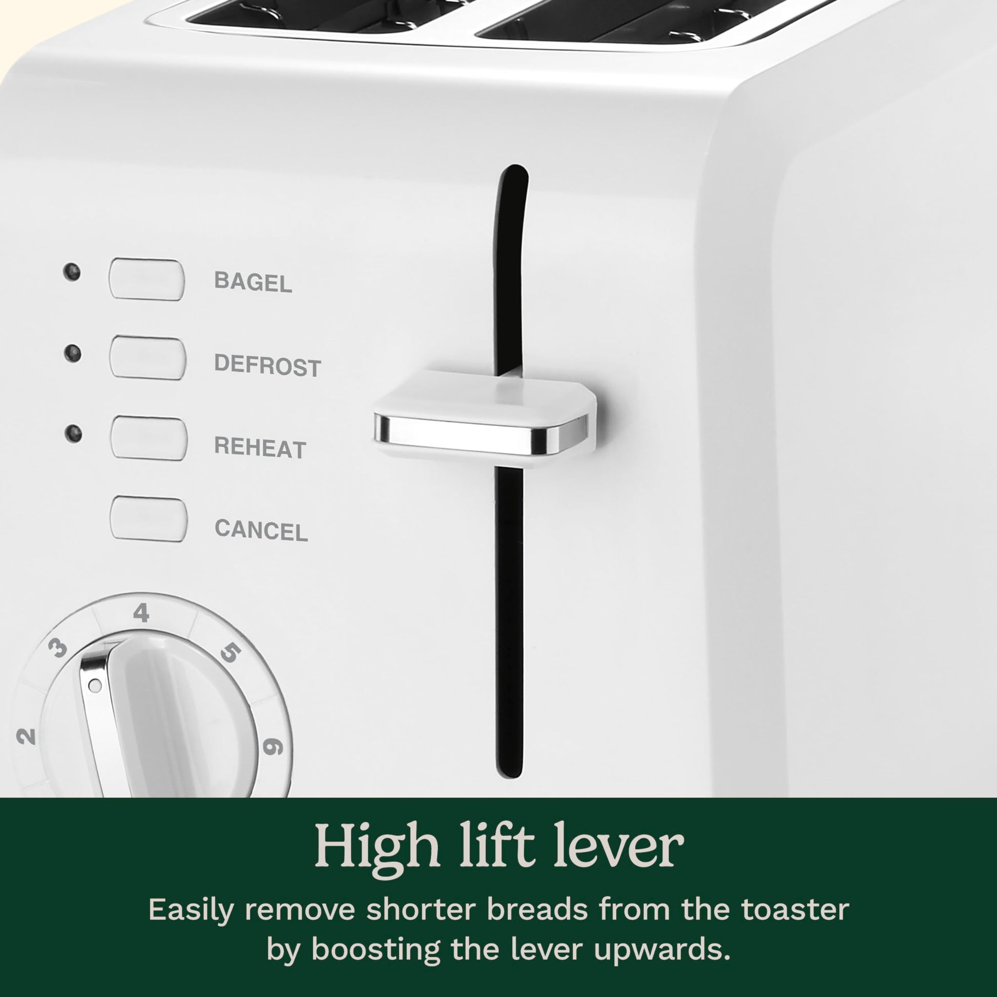 Cuisinart CPT-122 Tostador, color Blanco, 2 Piezas
