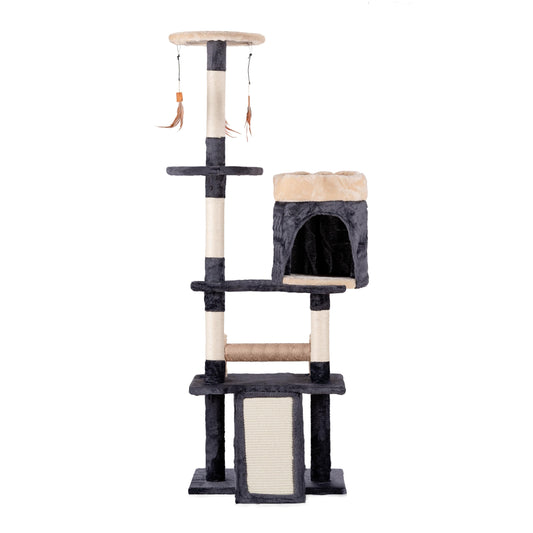 Fancy Pets Mueble/Rascador para Gato Tripoli de 143 Centímetros de Altura