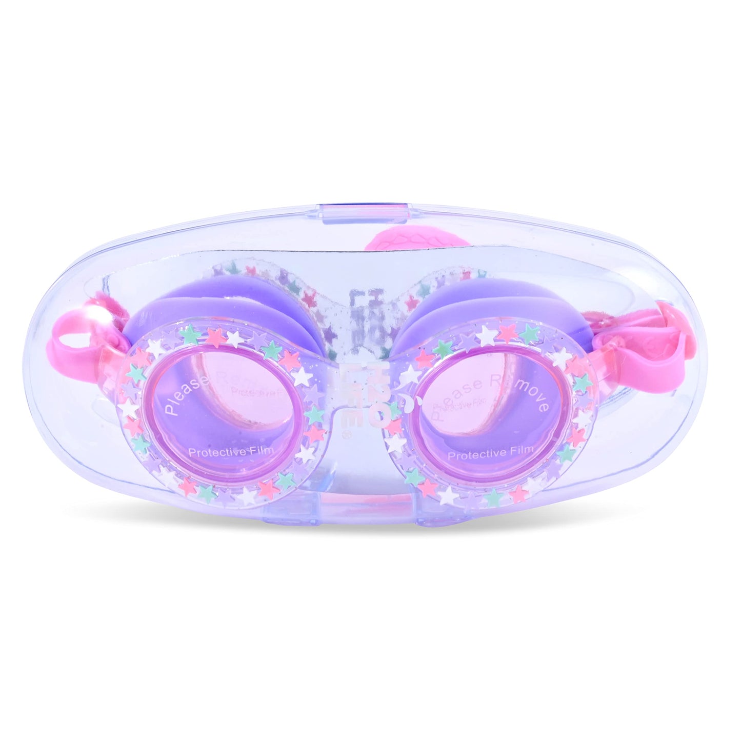 H2O Life - Anteojos de natación para niños y niñas, para protección de la vista (OS, estrella de cristal rosada)