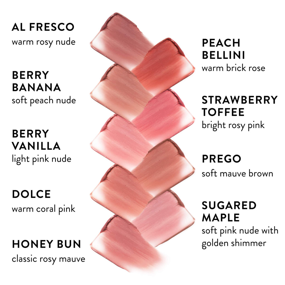 LAURA GELLER NEW YORK- Lápiz labial transparente de mármol italiano - Toffee de fresa - Hidratante y ligero - Vitamina E y aceite de ricino Ver