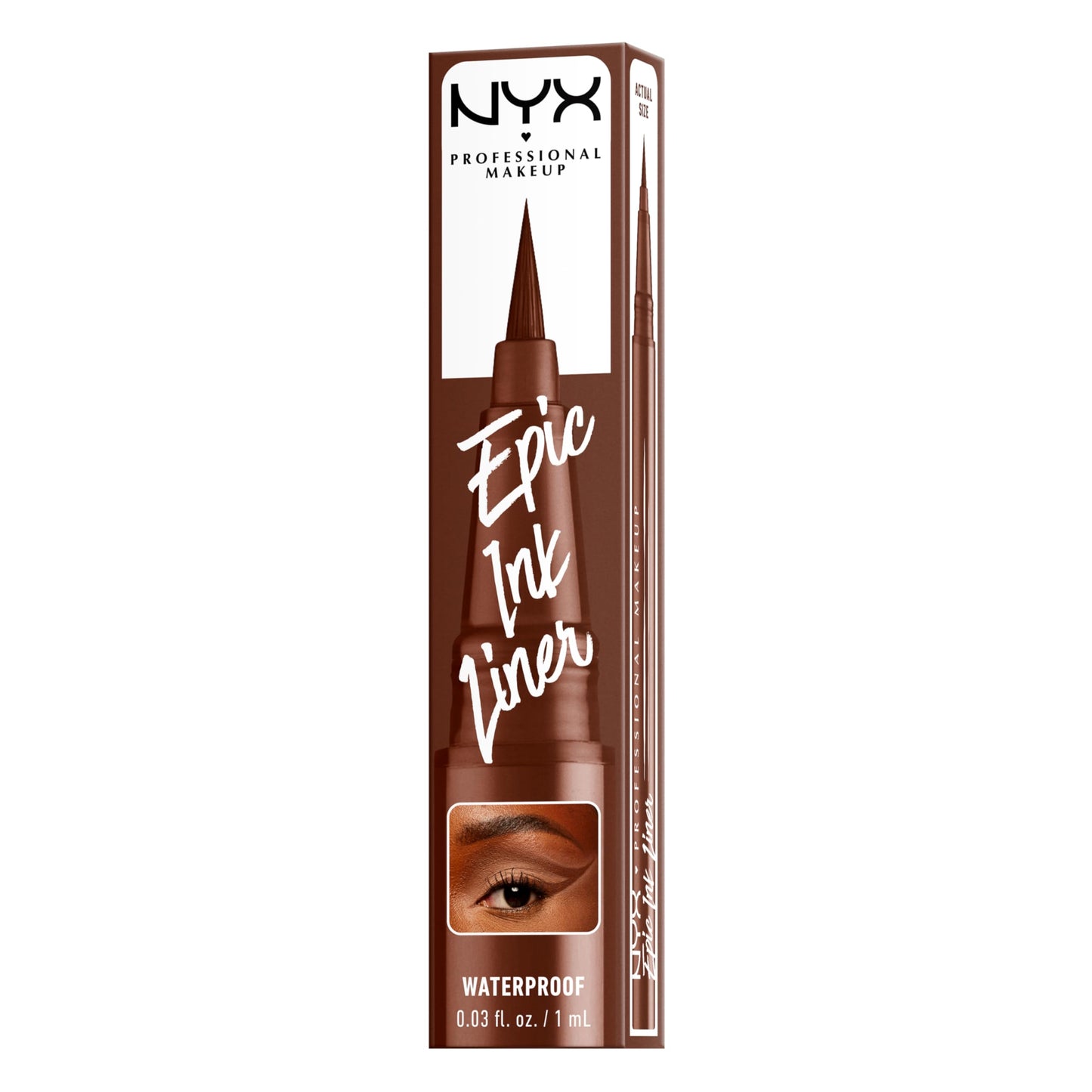 Nyx Professional Makeup, Epic Ink Liner, Delineador de Ojos, Graham Cracker