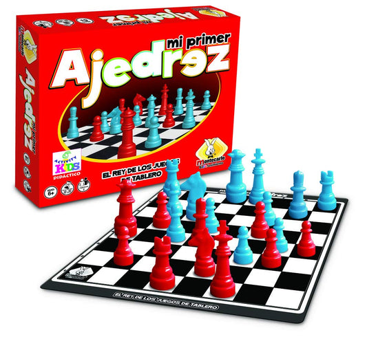 Juego de Mesa Ajedrez Montecarlo Infantil Didáctico para Niños