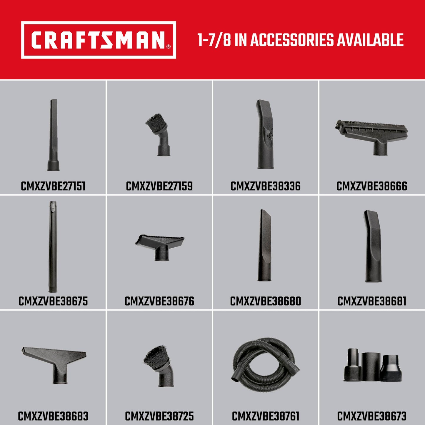 Craftsman CMXEVBE17040 - Vacador seco húmedo de 4 galones y 5.0 Picos, para aspiradora portátil en húmedo y seco con Filtro, Manguera y Accesorios para Limpieza doméstica y automotriz