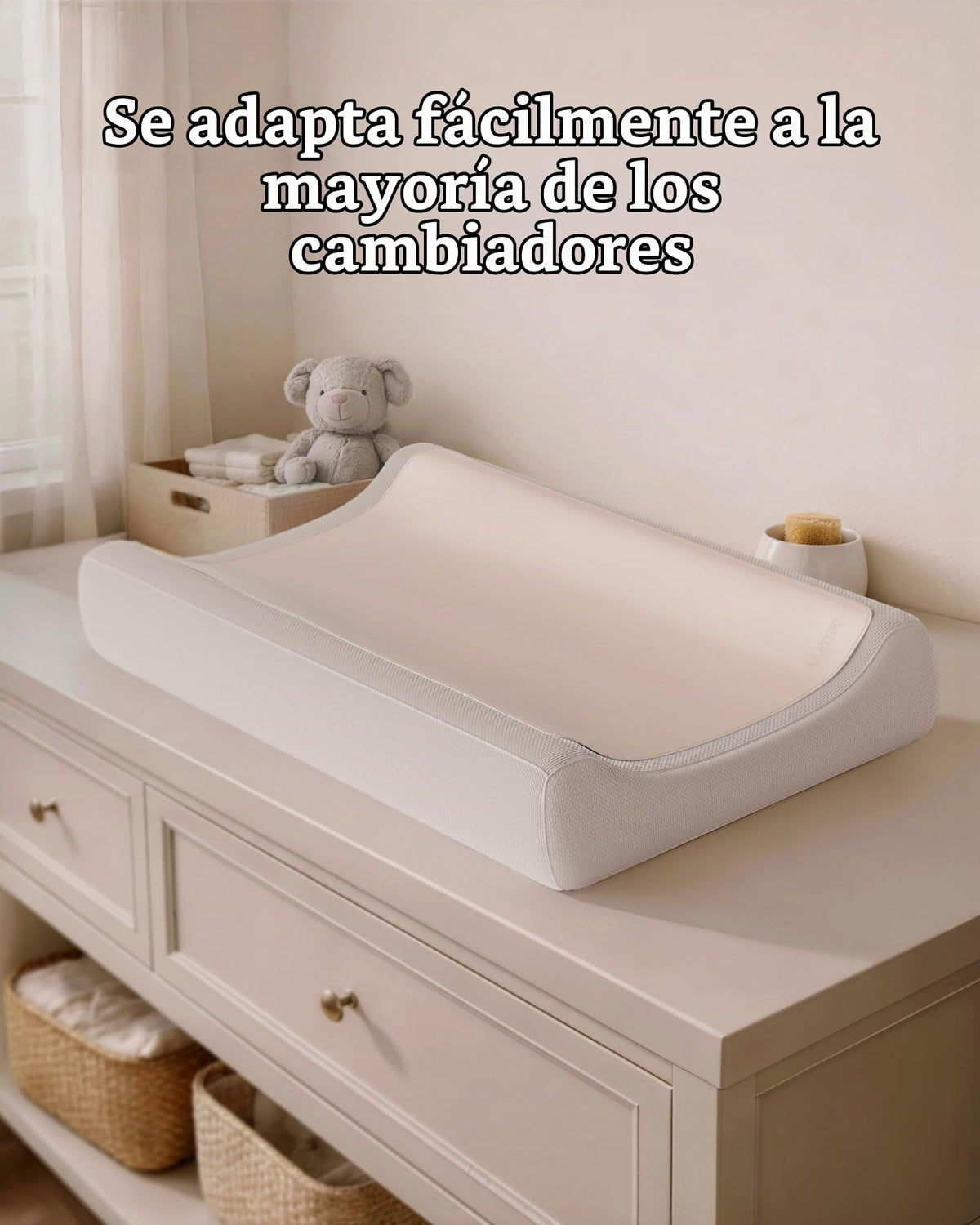Paquete de 2 alfombrillas de piel vegano para bebé, tamaño grande de 30 x 17 pulgadas, impermeable, plegable, cambiador portátil para viajes, hogar y bolsa de pañales, regalo de bebé para nuevas mamás