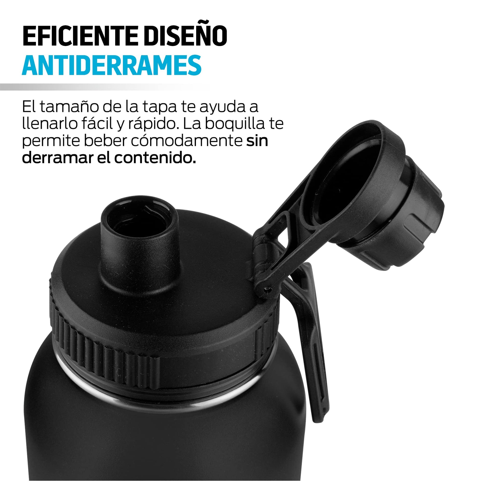 Termo de Acero Inoxidable Redlemon Plata con Doble Aislamiento para Bebidas Frías y Calientes