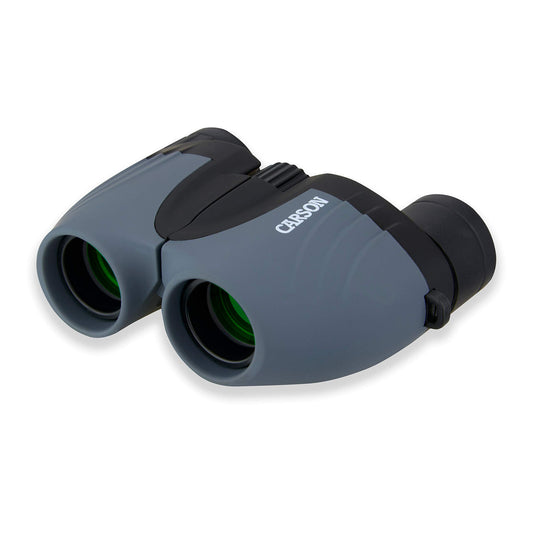 Carson Tracker 8x21mm Binocular Deportivo Compacto- Gris (TZ-821)
