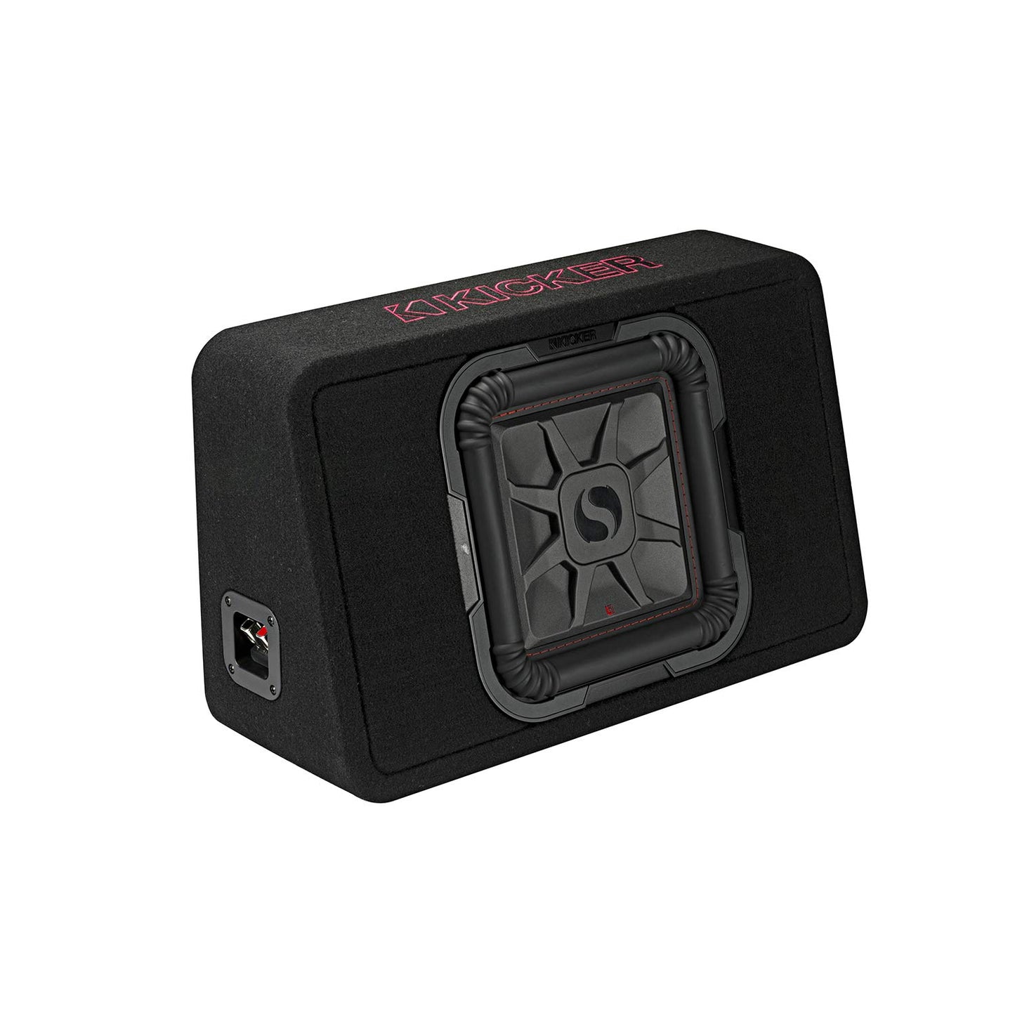 KICKER 46TL7T102 TL7T Subwoofer Solo-Baric de 10" (25cm) en carcasa de perfil delgado, 2 ohmios, 500 vatios