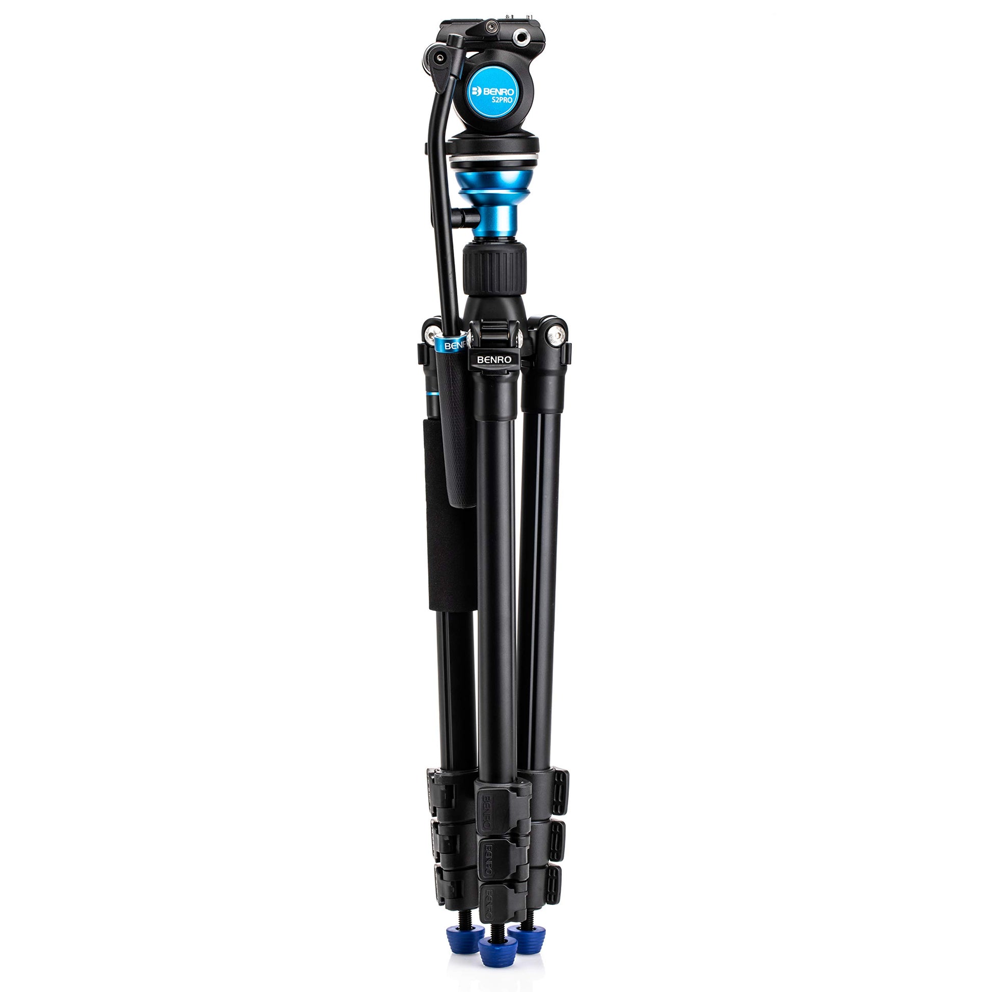 Benro Aero 2 Pro Aluminum Travel Video Tripod with Flip Locks