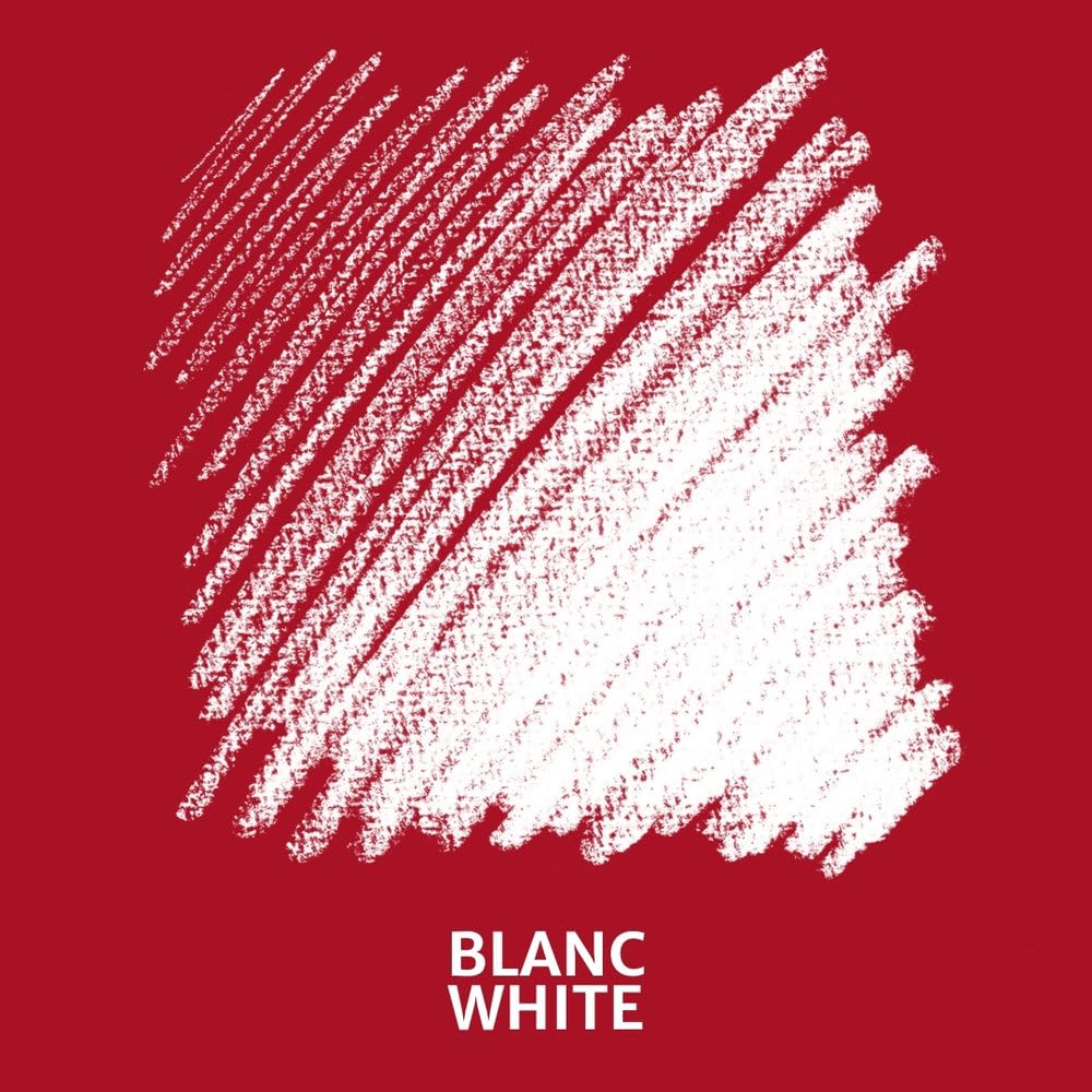 Conté à Paris - Juego de lápices de colores (12 unidades), Blanco, 1