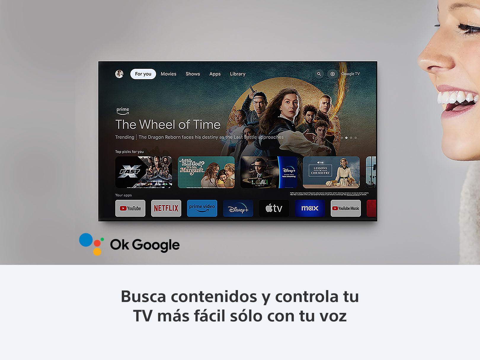 Pantalla Sony BRAVIA 4K HDR 43 Pulgadas Serie S30 Google TV
