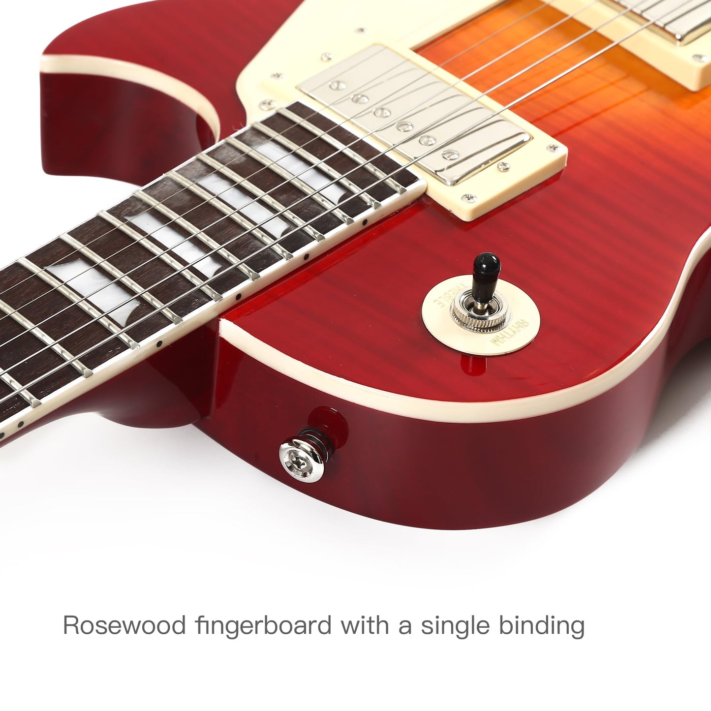 Batking - Guitarra eléctrica estilo LP con pastillas Epi ProBucker