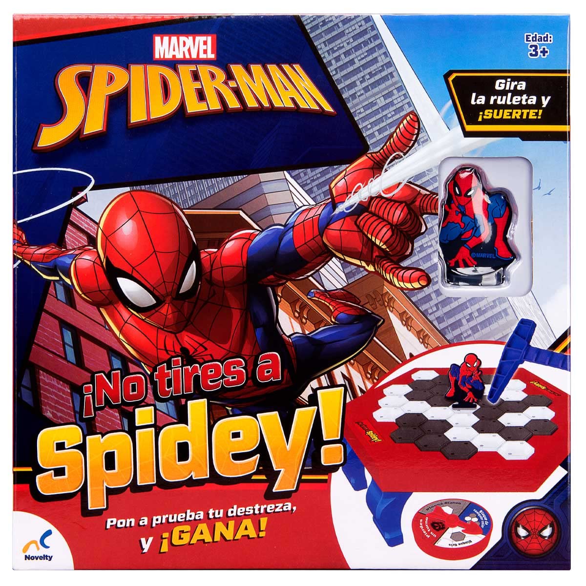 Juego de Mesa Novelty Corp Rojo No Tires a Spiderman para Niños