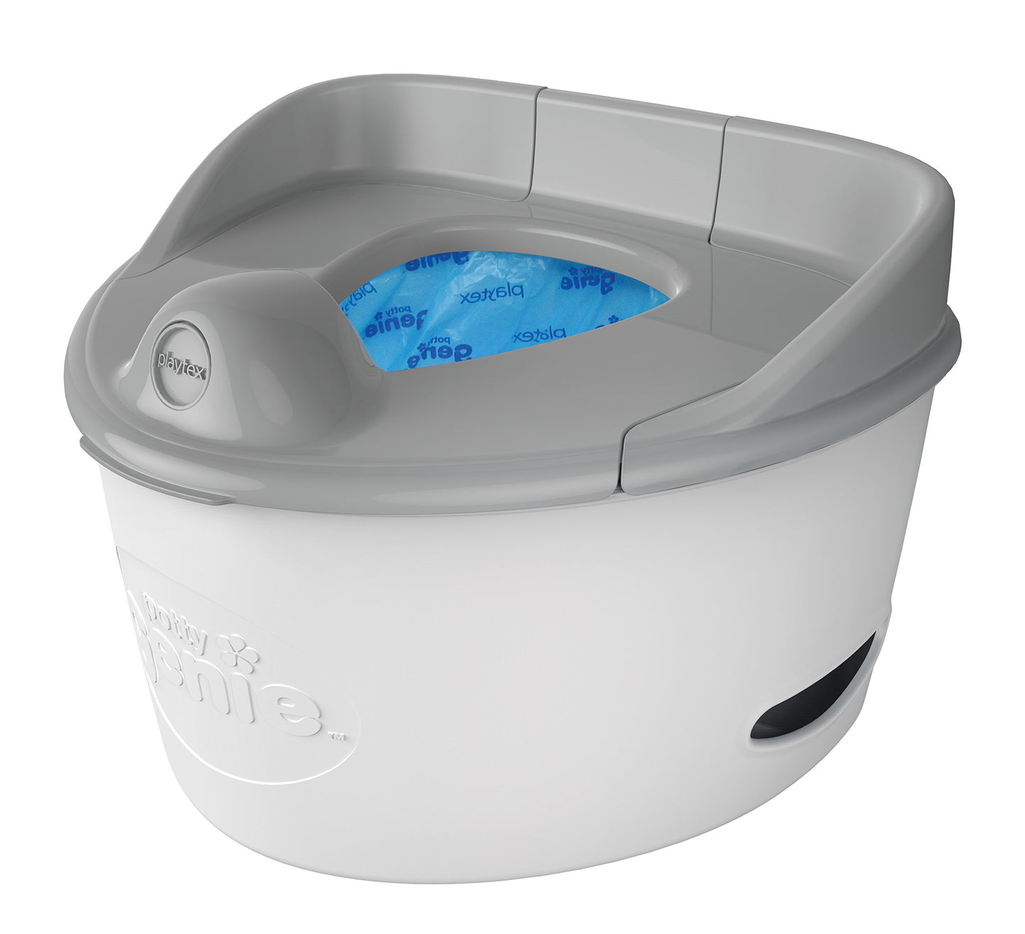 Playtex Baby Potty Genie - Entrenador de orinal 3 en 1 con sistema de forro