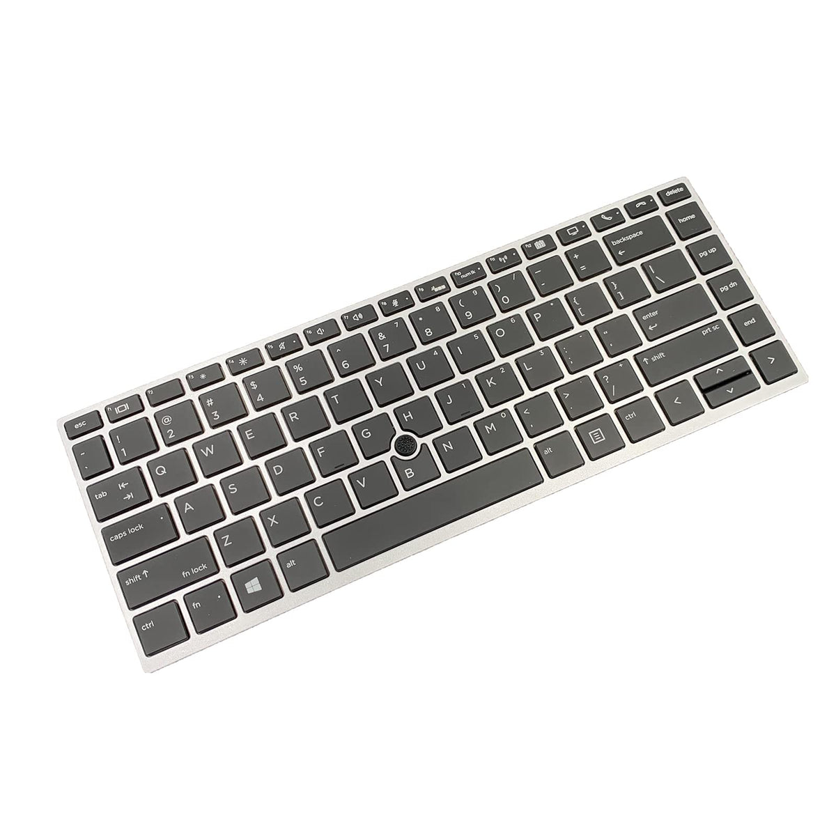 Repuesto Teclado Retroiluminado yhfshop Plateado para HP EliteBook 840 G5 846 G5 745 G5 US