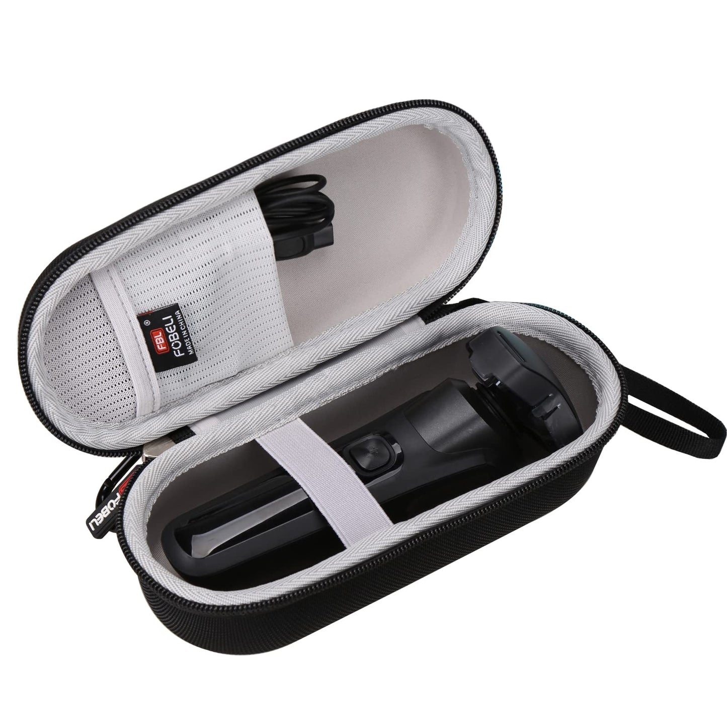FBLFOBELI - Funda rígida de almacenamiento para afeitadora Norelco 2100 2300 3500 6800 3100 5500 5100 5300 5700 6880 7000 7100 7200 9000, también compatible con Braun Series 3/Series Serie 7/Serie 7