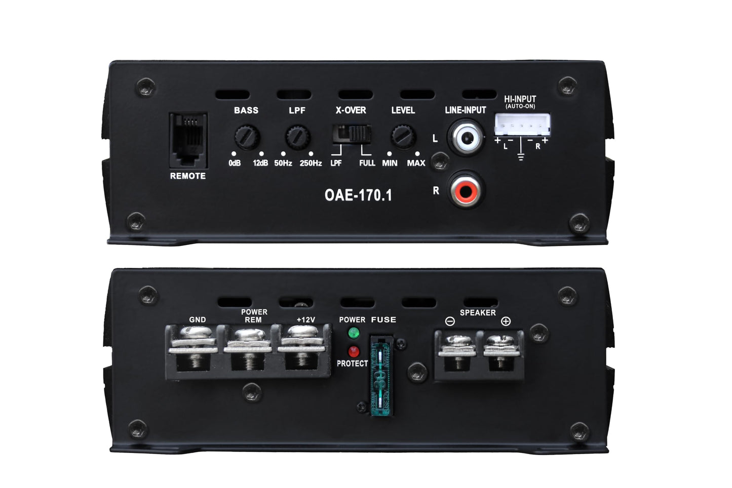 Amplificador Monoblock OceanAudio OAE-170.1 1 Canal Clase A/B Potencia 340 W