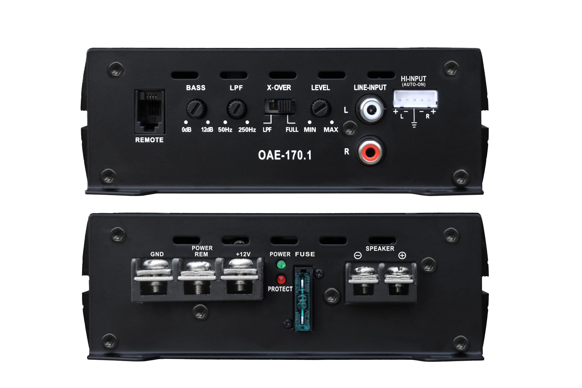 Amplificador Monoblock OceanAudio OAE-170.1 1 Canal Clase A/B Potencia 340 W