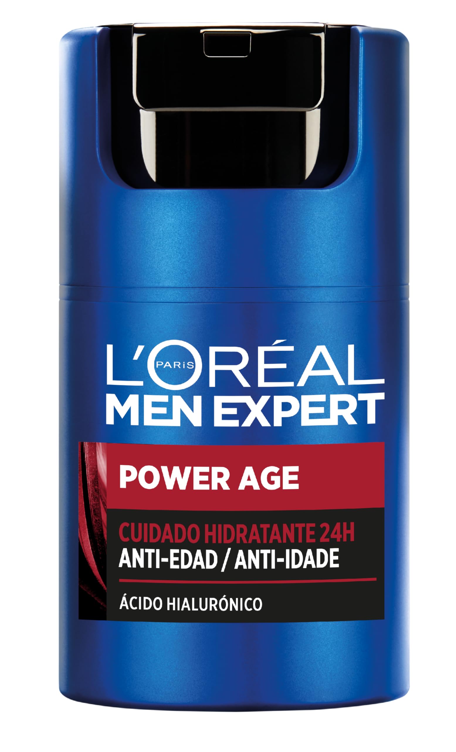 L`OREAL Men Expert Crema Hidratante Anti-Edad Integral con Extracto de Viña Francesa - 1 x 50 ml