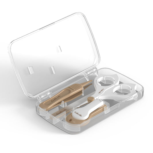 Gulicola - Kit de uñas para recién nacido, 4 en 1