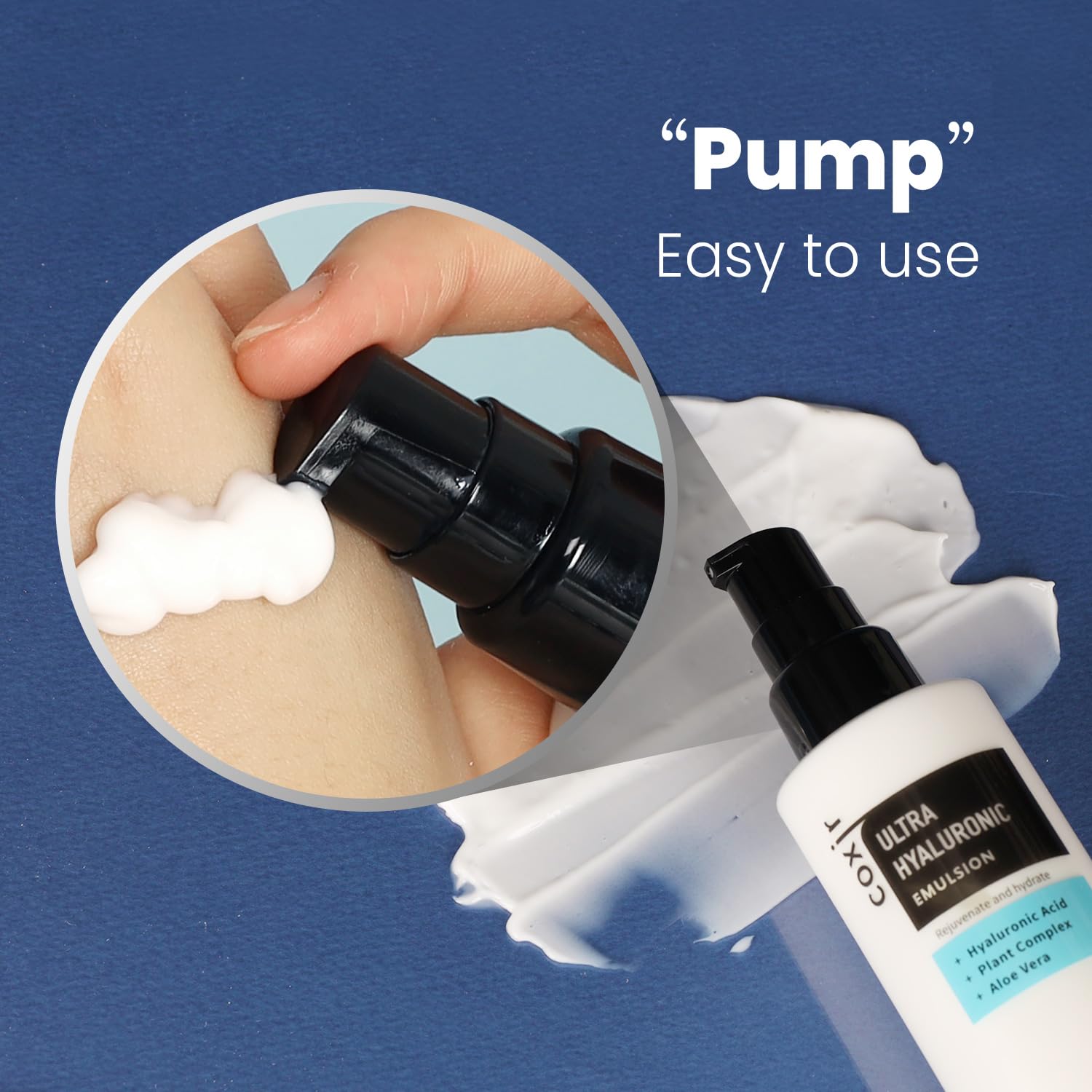 COXIR [Coxir] Emulsión Ultra Hialurónica (100 ml) - |Ácido Hialurónico| Humectante intenso ligero para piel seca y deshidratada