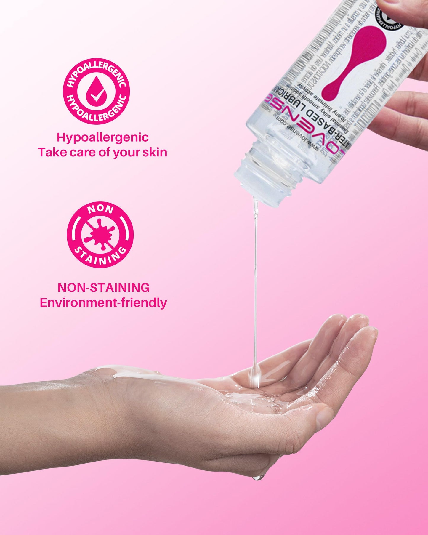LOVENSE Lube gel Lubricante Base Agua, Lubricante Anal, Silicona Lubricante Sexual Agua para Mujer, Complemento para Todo Juguete Sexual