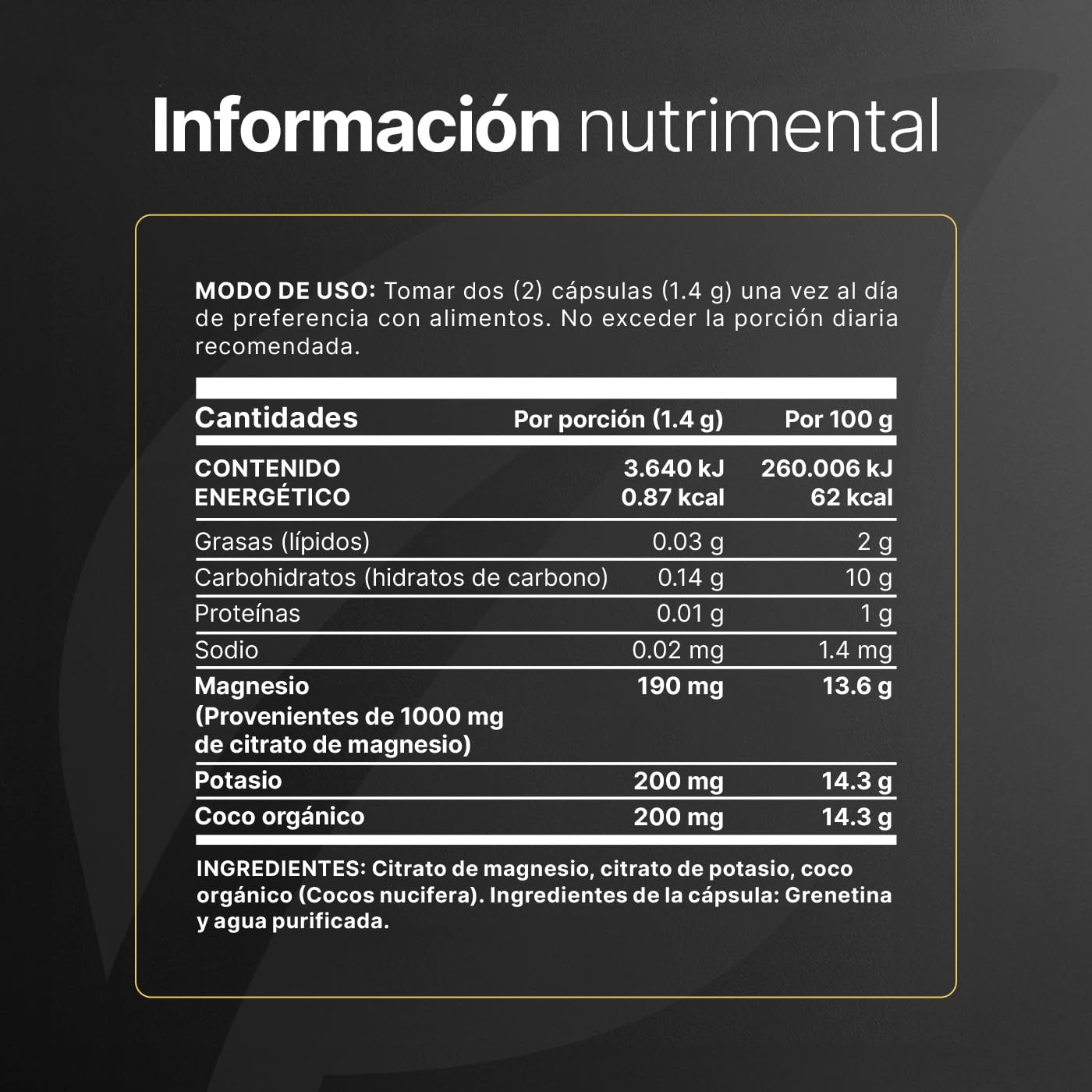 B Life Magnesio y Potasio | 240 Cápsulas | 1400 mg por porción | Adicionado con coco orgánico | Ingredientes naturales | Mag + Pot Citrate.