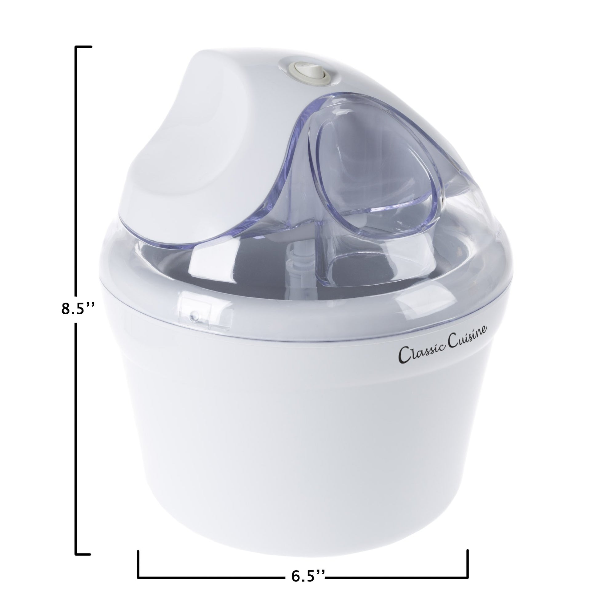 Classic Cuisine 82-KIT1017 Ice Cream Machine, White