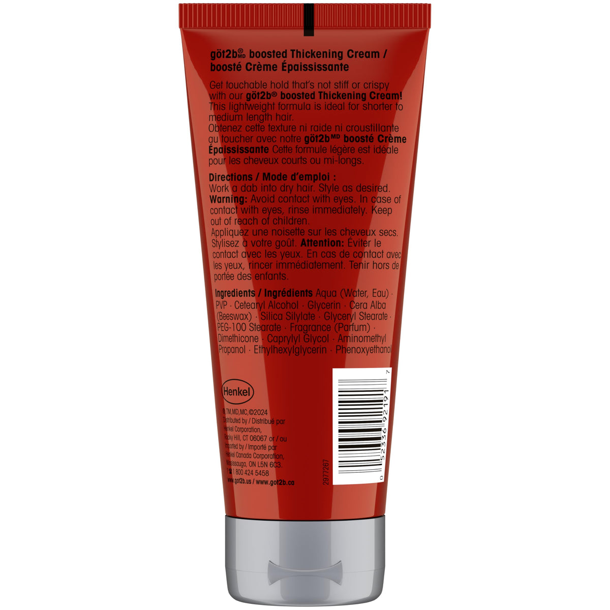Got2b Boosted Thickening Cream, 6 oz