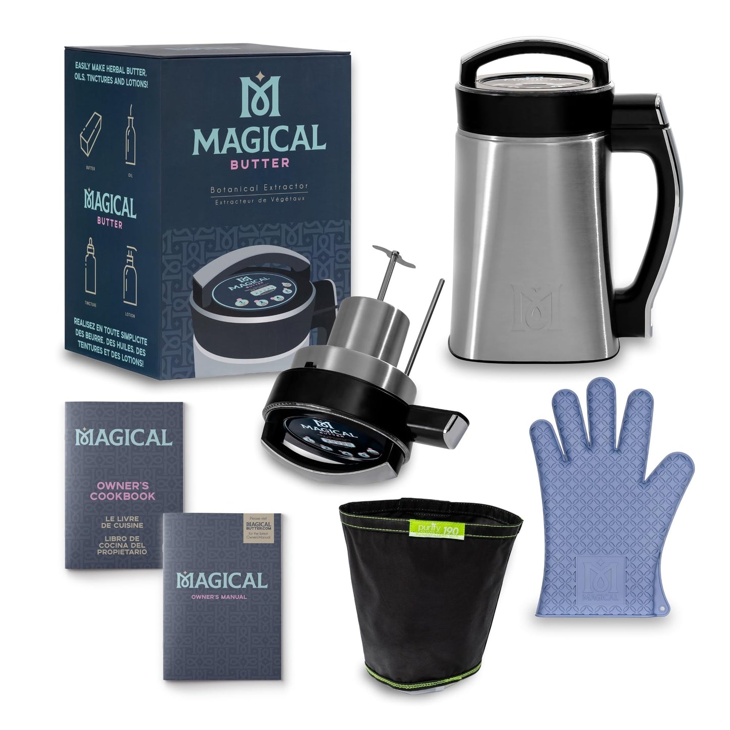 Magical Butter MB2E Extractor botánico de hierbas Máquina infusor de cocina con mantequilla mágica