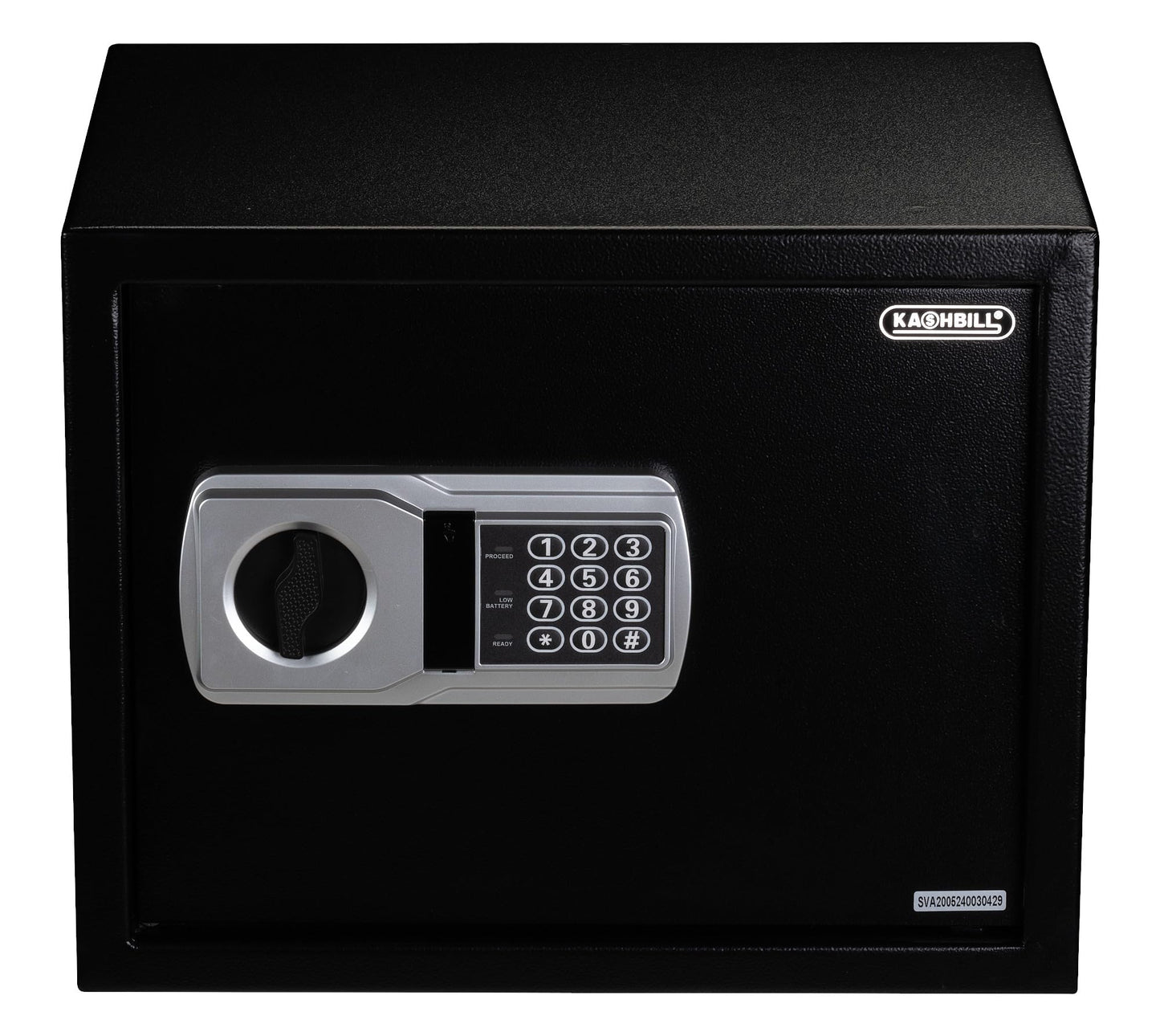 Caja Fuerte Digital Grande Modelo CF04 30x38x30 cm, Cierre Electrónico con Teclado y Llave de Emergencia caja fuerte para casa