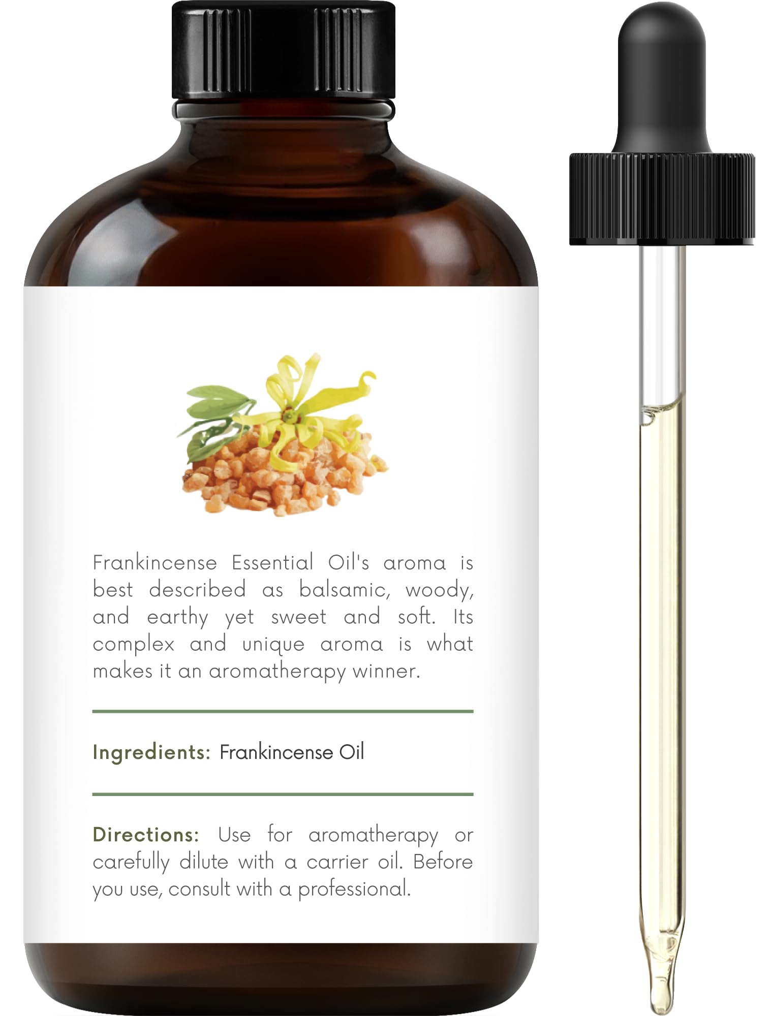 Handcraft Blends NICE LIFE! Handcraft Frankincense Essential Oil - Huge 4 OZ - 100% Pure & Natural â€“ Premium Therapeutic Grade with Premium Glass Dropper
