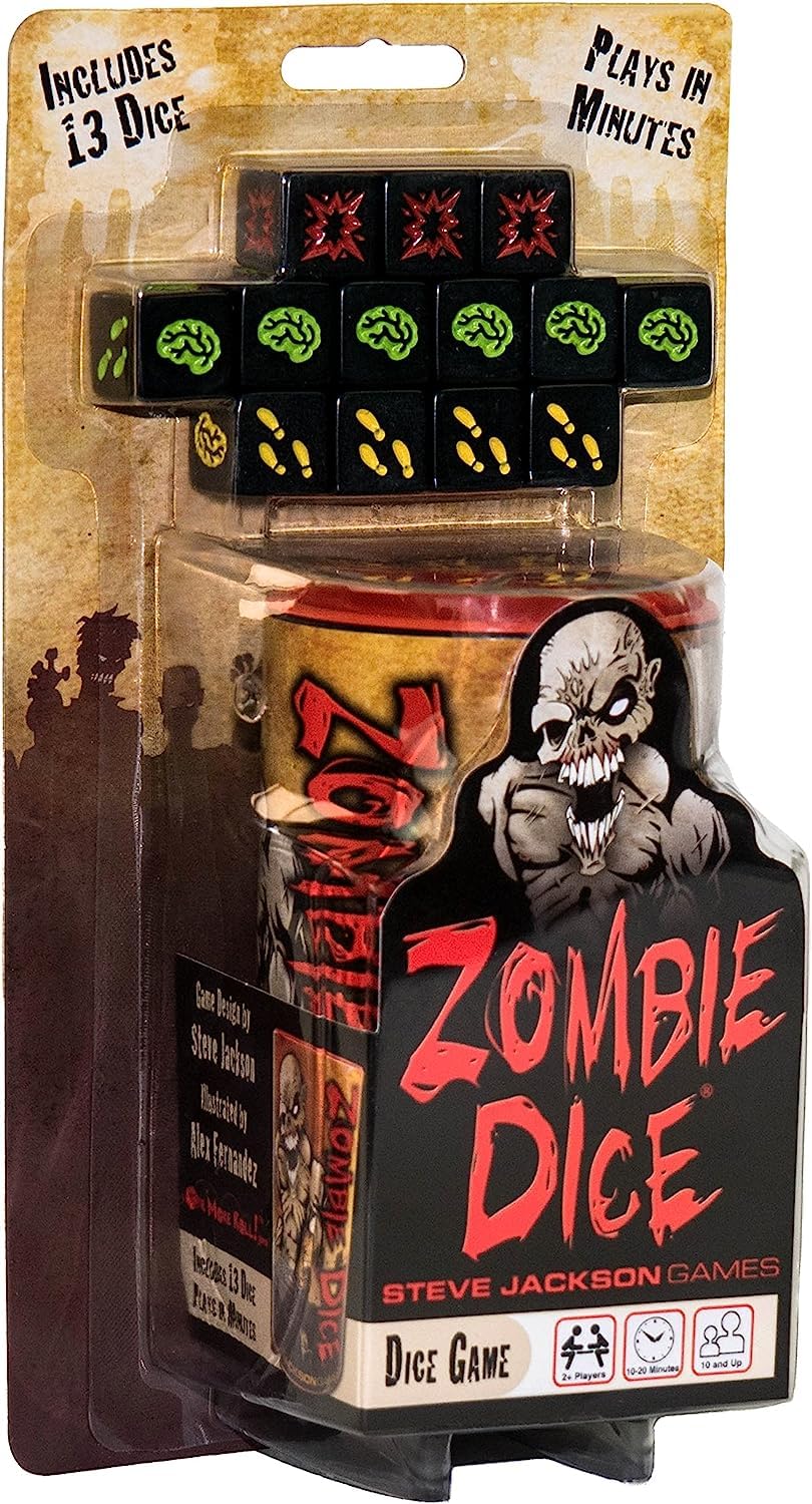 Juego de Dados Steve Jackson Games Zombie Dice