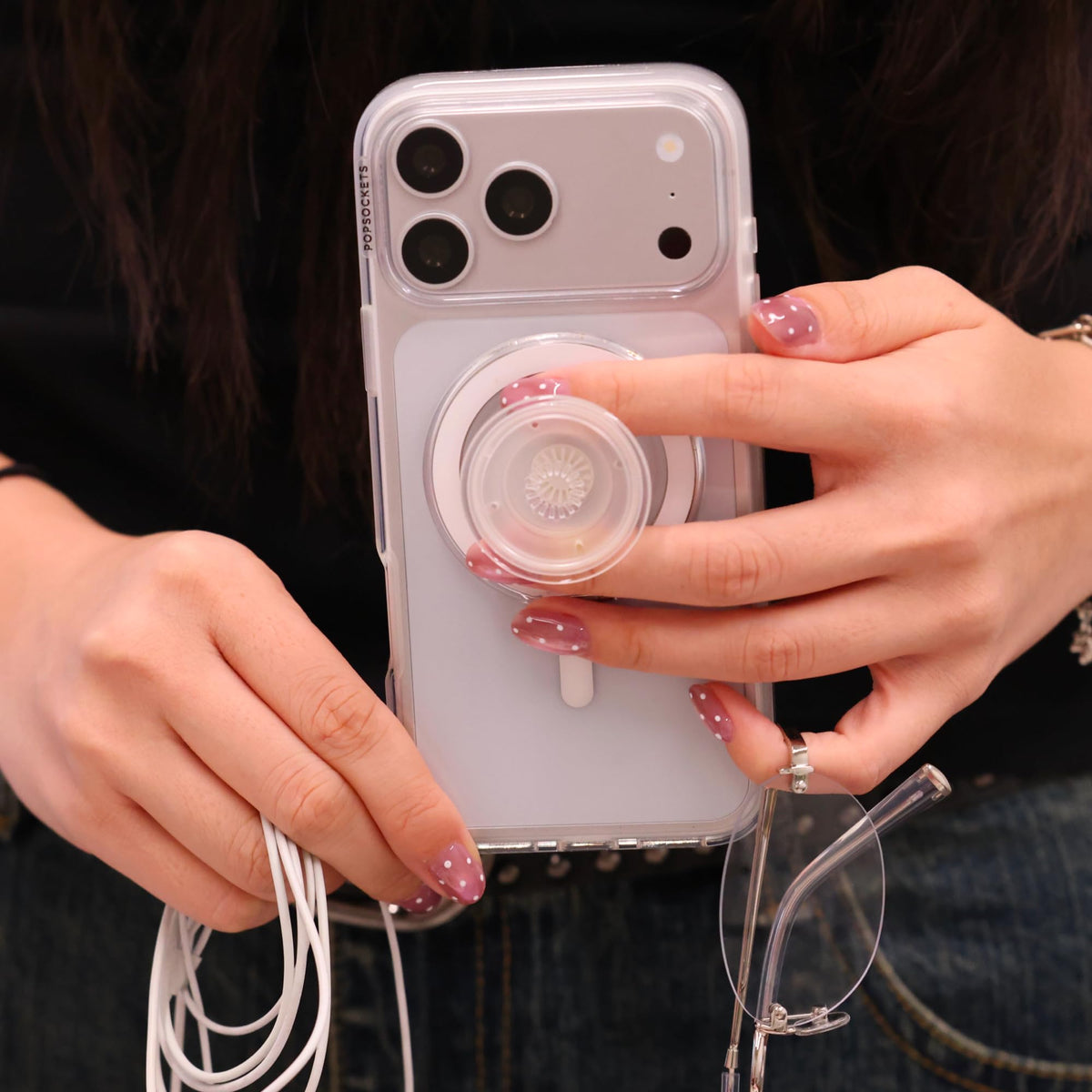 Agarre PopSockets Compatible con MagSafe para Teléfono