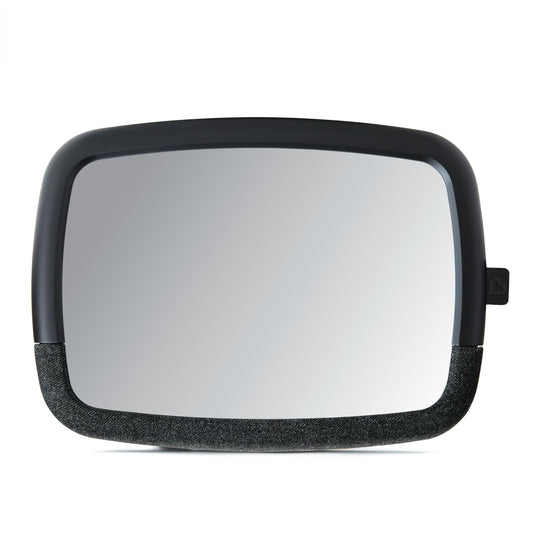 Munchkin - Espejo de coche para asiento trasero de coche, pivote 360 para bebé, espejo de coche ajustable, color negro