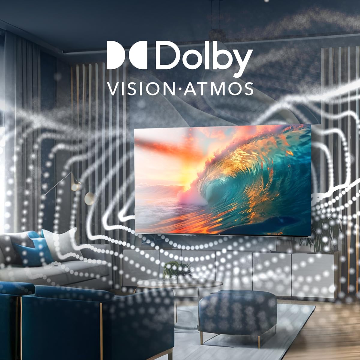 TCL Smart TV Pantalla 43" 43Q651G Google TV QLED 4K | HDR 10 250 NITS | 60 Hz | Dolby Audio Digital + | Compatible con Alexa