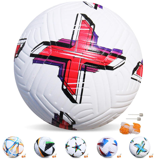 Balón de Fútbol ZYJXLY Estilo Copa del Mundo Número 5 para Entrenamiento y Competición