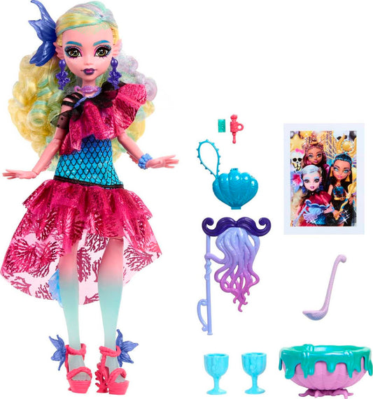 Muñeca Monster High Lagoona Fiesta Baile Monstruoso con Accesorios para Niñas