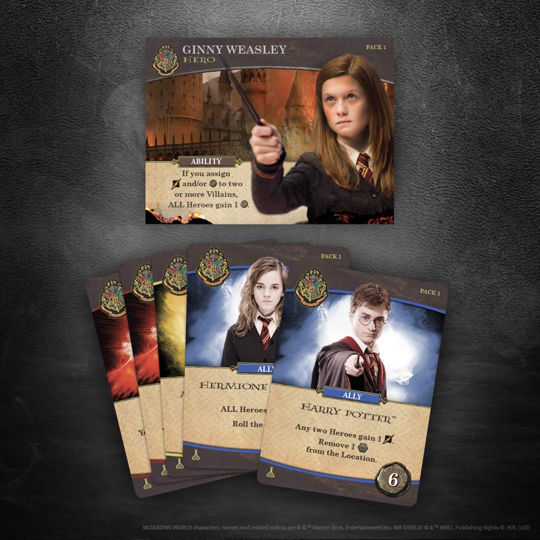 Expansión de Construcción de Mazos USAopoly Harry Potter Batalla de Hogwarts Amuletos y Pociones Segunda Expansión
