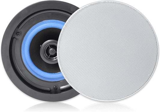 Altavoces Herdio HCS418 Blancos de 4 Pulgadas 160 W Empotrados para Baño Cocina Sala Oficina