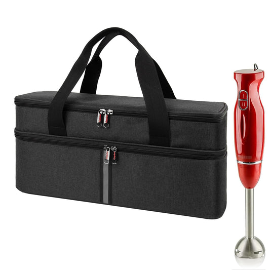 Bolsa de Almacenamiento Kingshion Gris Oscuro para Licuadora de Mano