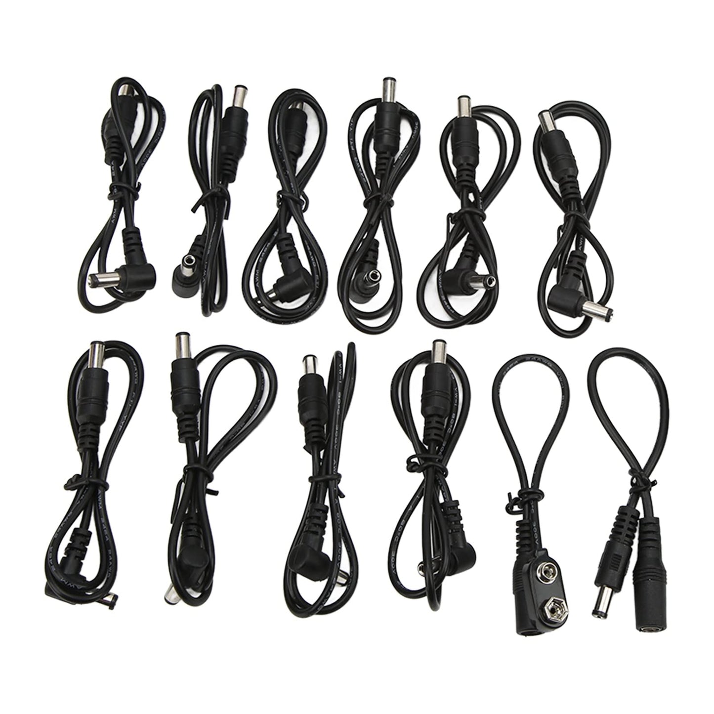 Fuente de Alimentación para Pedal de Guitarra LiebeWH, 10 Pedales de Guitarra de Salida Aislada, Potencia de Pedal de Efecto de Guitarra Múltiple con 2 Voltajes Ajustables(US Plug 100‑240V)