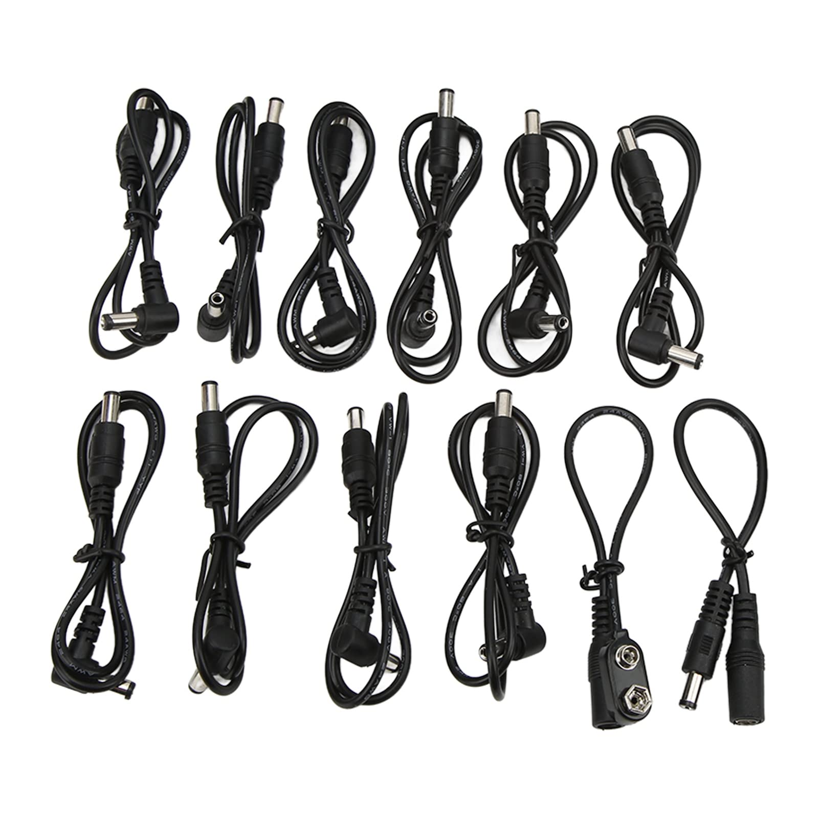 Fuente de Alimentación para Pedal de Guitarra LiebeWH, 10 Pedales de Guitarra de Salida Aislada, Potencia de Pedal de Efecto de Guitarra Múltiple con 2 Voltajes Ajustables(US Plug 100‑240V)